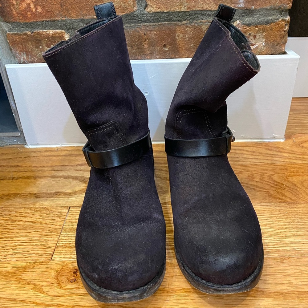Rag & Bone Suede Slouch Booties - Picture 2 of 3